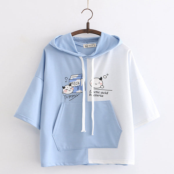 Kawaii Harajuku Milk u0026 Cookies Hoodie Sweater Yummy | Kawaii Babe