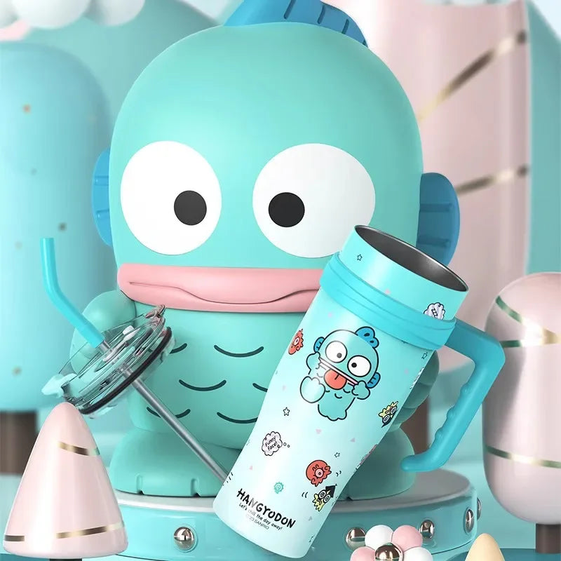 Kawaii Thermos Tumblers With Straw