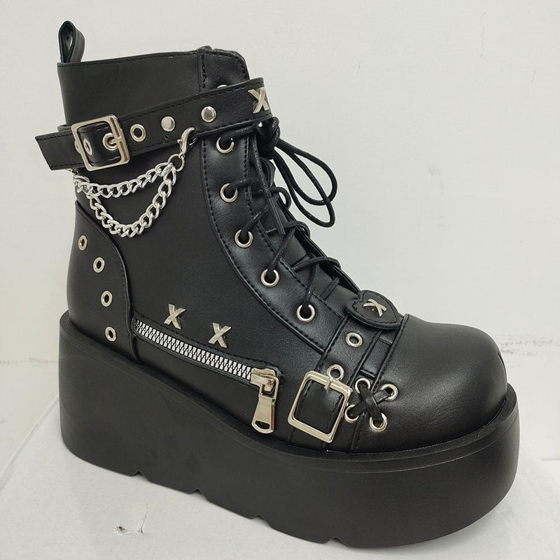 Cyber punk babydoll booties - boot - booties - boots - combat - cyber