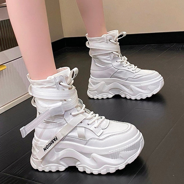 ALDO Zip lace high-top sneakers y2k・ギャル ALDO Zip lace high-top sneakers y2k・ギャル