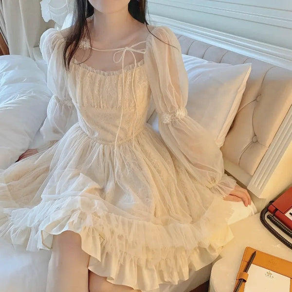 Fairy Symphony White Angel Dress Fairycore