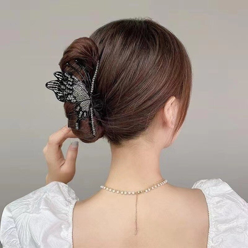 Flutter hair clips - barettes - butterflies - butterfly - hair accessories -
