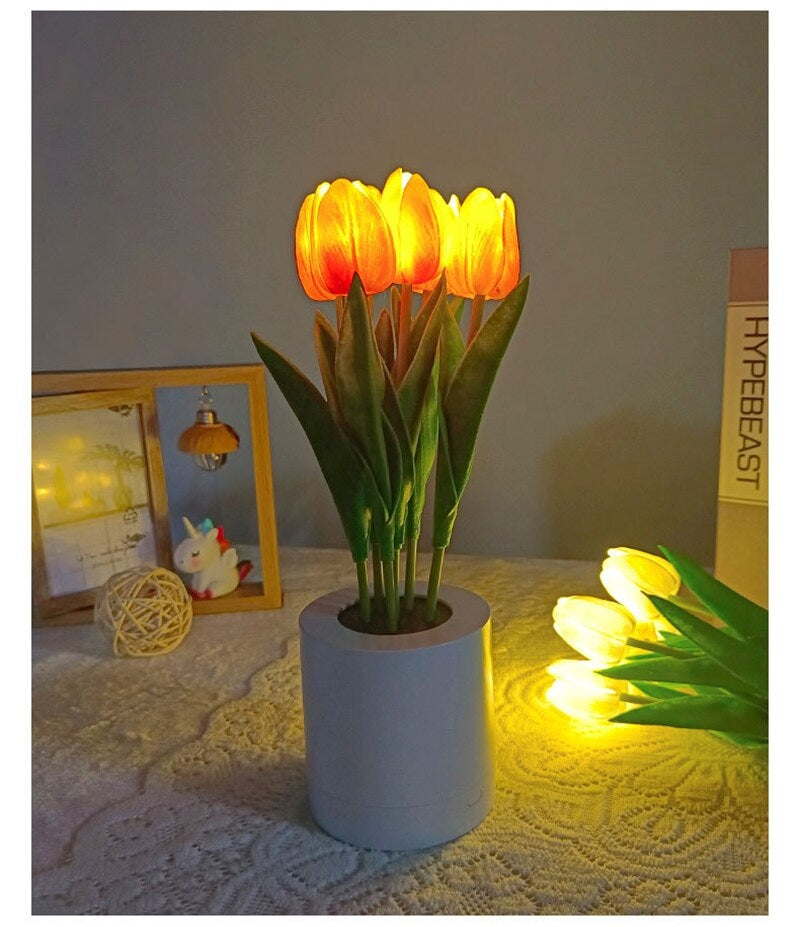 Light-Up Sunflower Desk Lamp - desk lamp, flowers, lamp, lamps, light Kawaii Babe