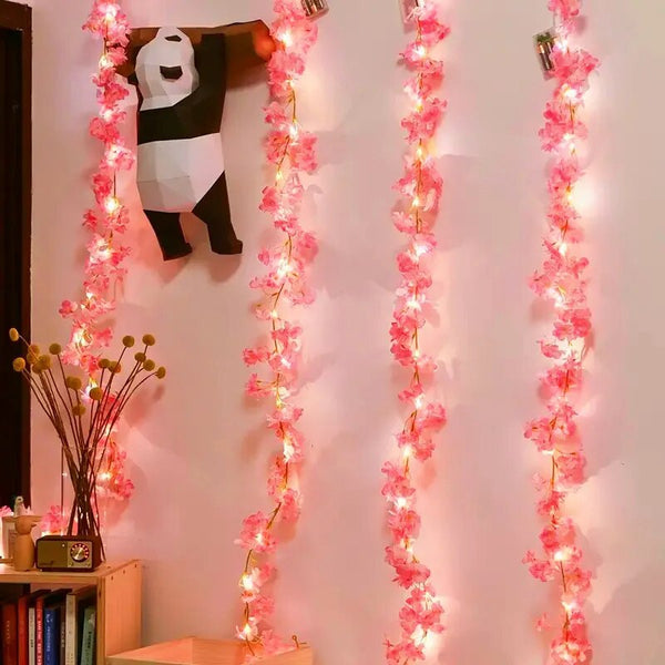 Ethereal Sakura Cherry Blossom LED String Lights | Kawaii Babe