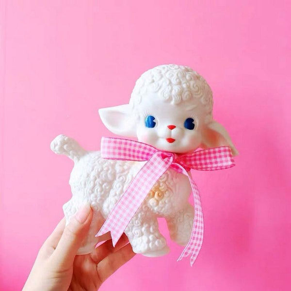 Vintage Lamb Rubber Toy 1970s Retro Kitsch Kawaii | Kawaii Babe