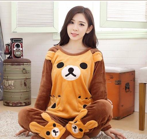 Baby Bear Fuzzy Pajama Set