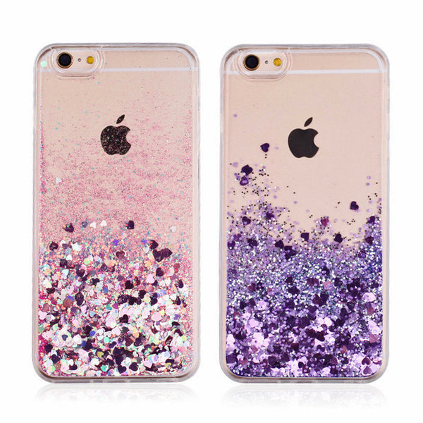 Liquid Glitter Cases iPhone Models Quicksand | Kawaii Babe