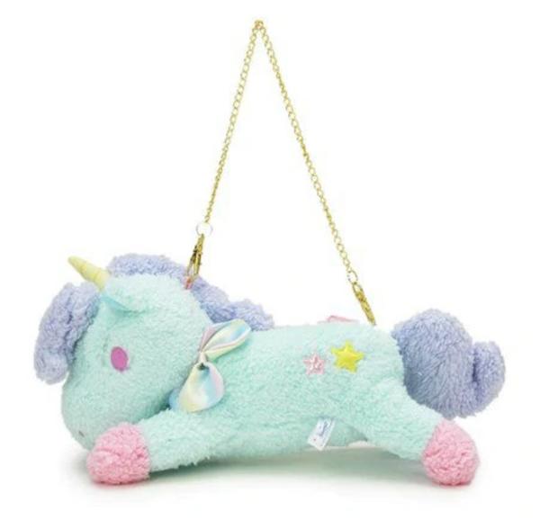 Unicorn plush purse clearance