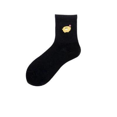 Baby Dino Sockies - Black Ducky - socks