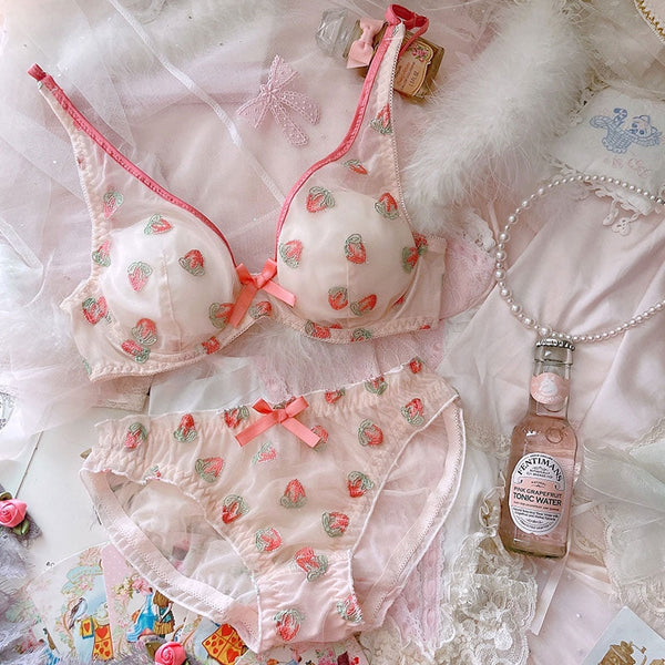 Strawberry lingerie set