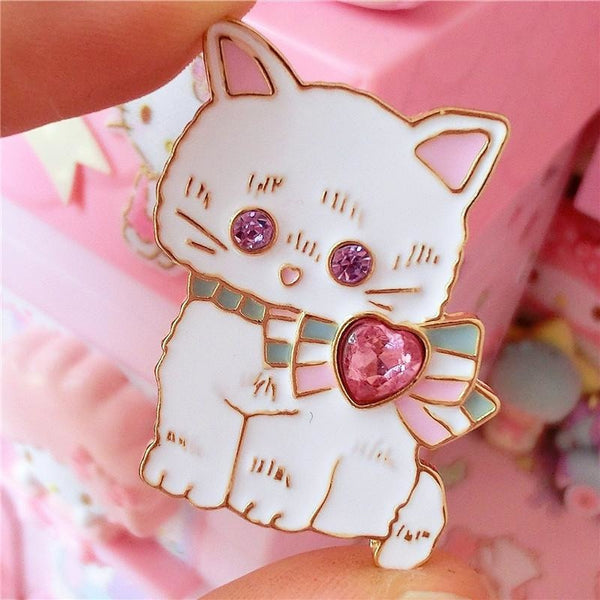 AngelsTaleArt Bunny Sushi Enamel Pins Dessert - Kawaii Enamel Pins - Lapel Pin Badge - Kawaii Pins with Touch of Japan Fashion - Cute Enamel Pin