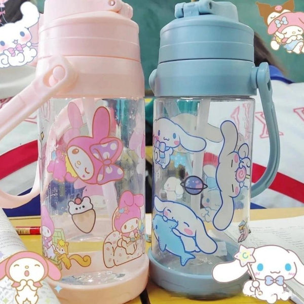 Sanrio Cinnamoroll Kuromi My Melody Plastic Sippy Cup Water Cup