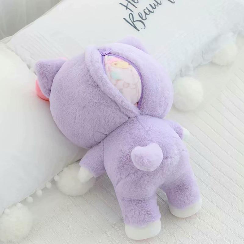 Fairy Kei Pastel Cinnamoroll Blanket and Plush Toy Storage Set Kawaii Cute 