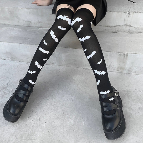 Black Thigh High Bat Tights/Socks – Bat World Store