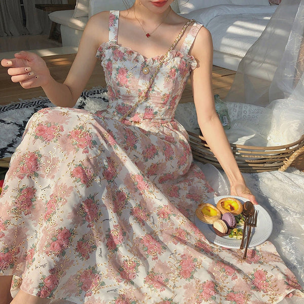 アンティークリトグラフ「Jeune Fille aux Coquelicots」 Pintuck JSK (2005) by Angelic Pretty