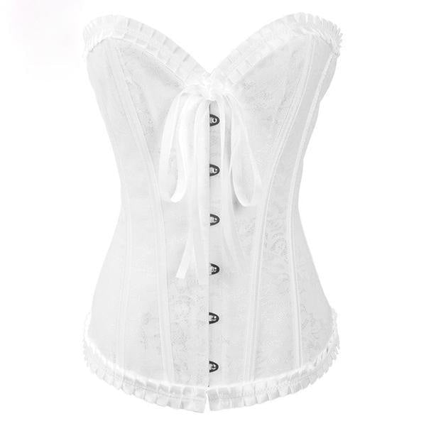 Genuine elegant victorian lolita corset waist trainer boning slimming hourglass figure kawaii babe