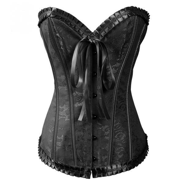 Genuine elegant victorian lolita corset waist trainer boning slimming hourglass figure kawaii babe
