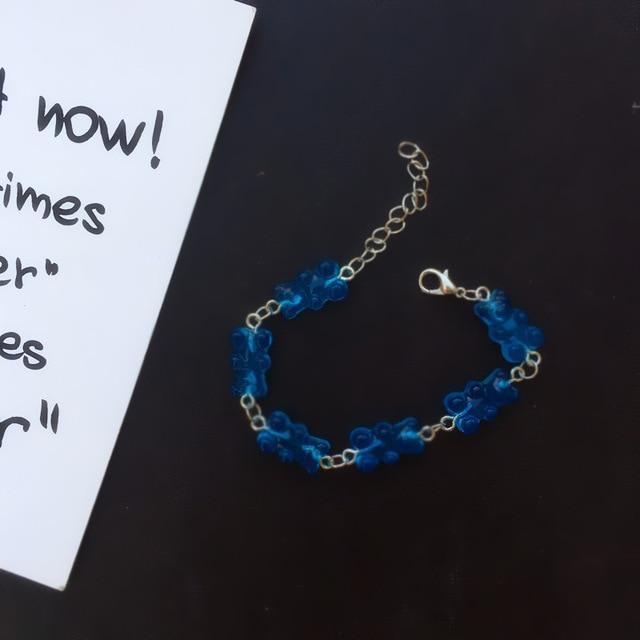 Gummy Bear Bracelet - Blue Bracelet - jewelry
