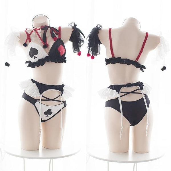 Kawaii Harley Quinn Cosplay Lingerie Set Kawaii Babe Kawaii Harley Quinn Cosplay Lingerie Set Kawaii Babe