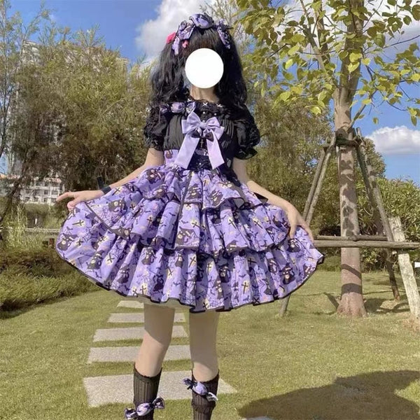 Haunted Halloween Lolita Dress Pastel Goth JSK Kawaii Babe