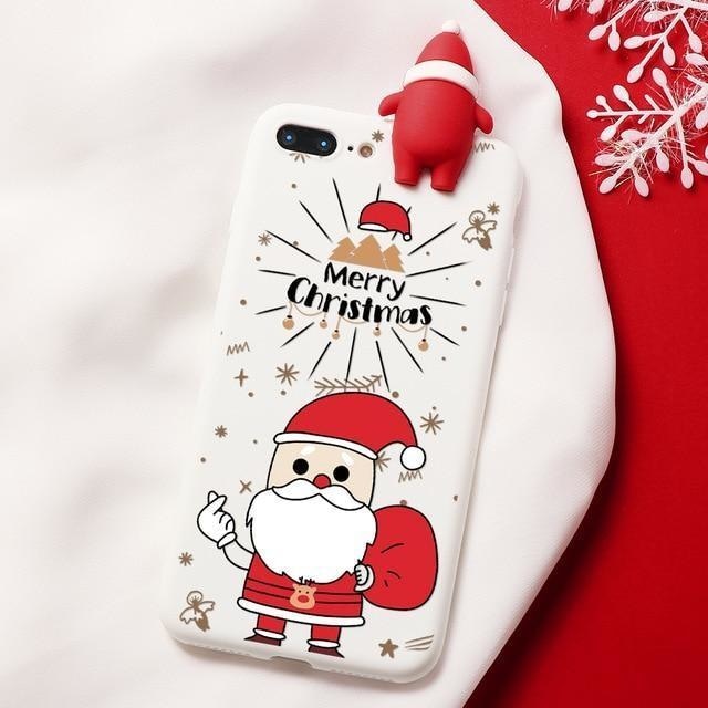 Holiday Critters iPhone Case - For iPhone 11 / Santa Bag - phone case