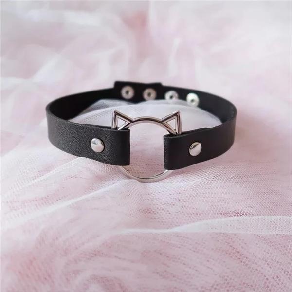 Neko Cat Collar Choker Necklace Kawaii Babe