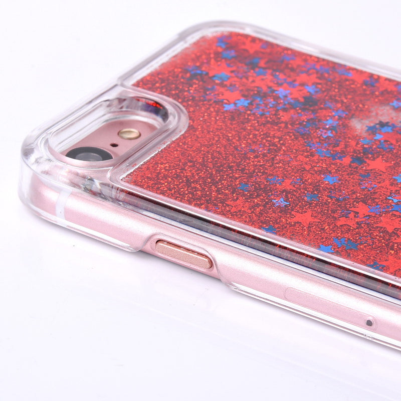 liquid glitter quicksand iphone cases see through invisible plastic rubber by kawaii babe