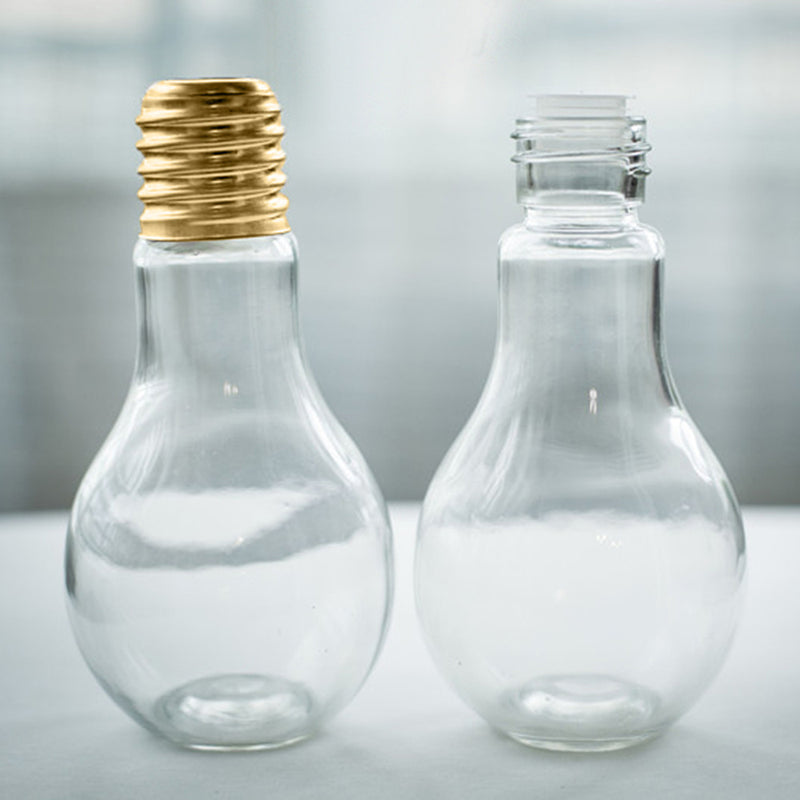 lightbulb water bottle glass light bulb shaped drinking glasses unique novelty gift items by kawaii babe