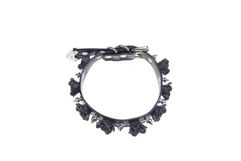 Spiked Floral Collar