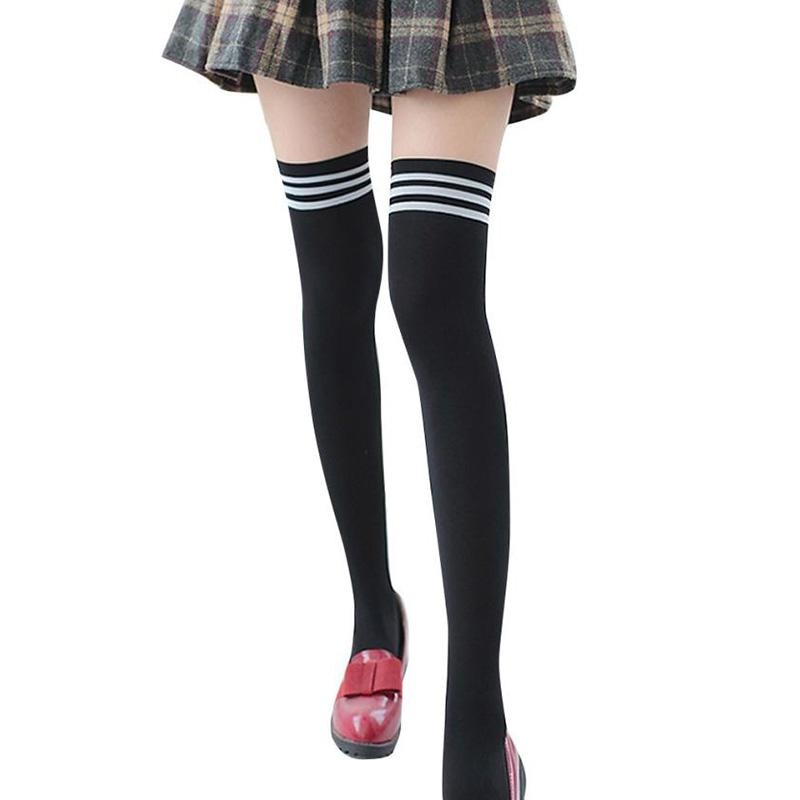 School Girl Thigh High Lolita Stockings Socks Tights Goth Gothic Traditional Sexy 