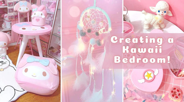 How to create a pink kawaii bedroom aesthetic 