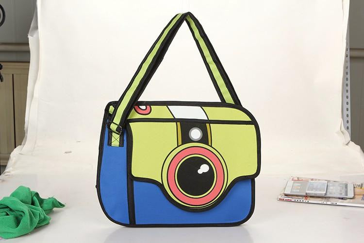 2d cartoon camera bag - 2d - bag - cartoon - purse