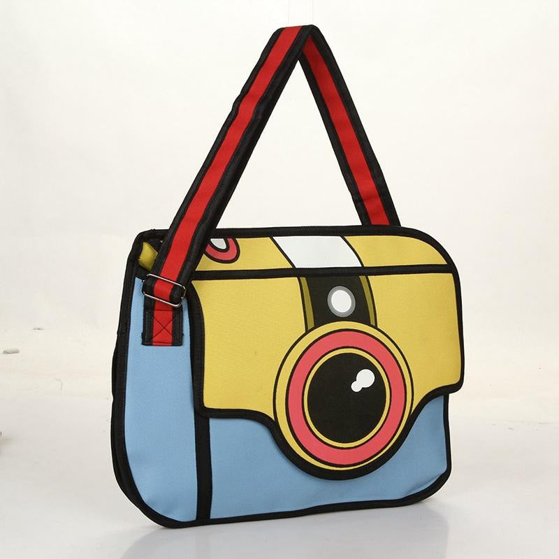 2d cartoon camera bag - 2d - bag - cartoon - purse