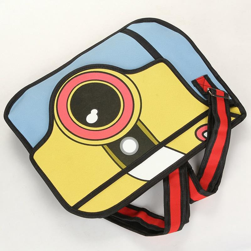 2d cartoon camera bag - 2d - bag - cartoon - purse