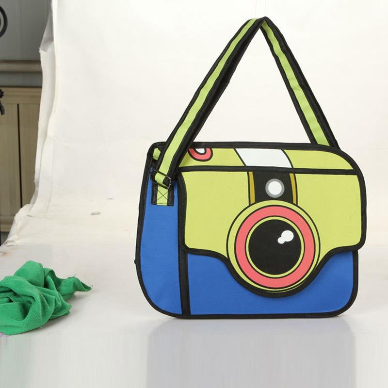 2d cartoon camera bag - 2d - bag - cartoon - purse