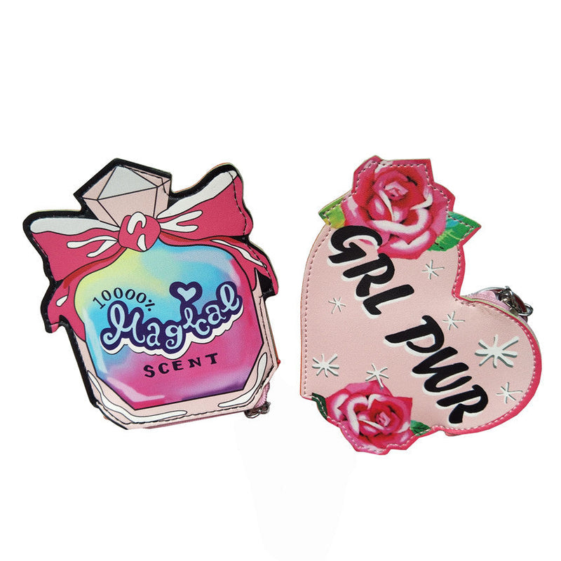 3d keychain coin bags - 3d bag - purse - beat it - chill pills - clutch