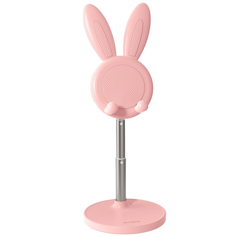 Pink Bunny Telescopic Phone Stand