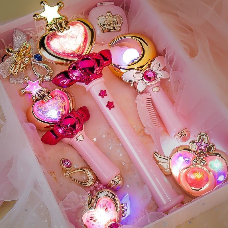 Magical Girl Heart Rhinestones  Kawaii Mahou Kei Jewelry DIY