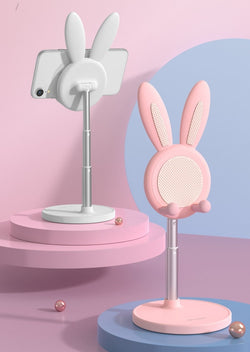 Pink Bunny Telescopic Phone Stand