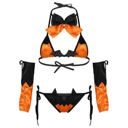 Jack-o-lantern Lingerie Set