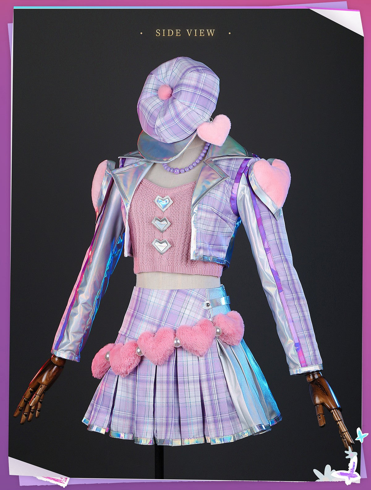 Heartache & Heartthrob Caitlyn Cosplay League of Legends Kawaii Babe