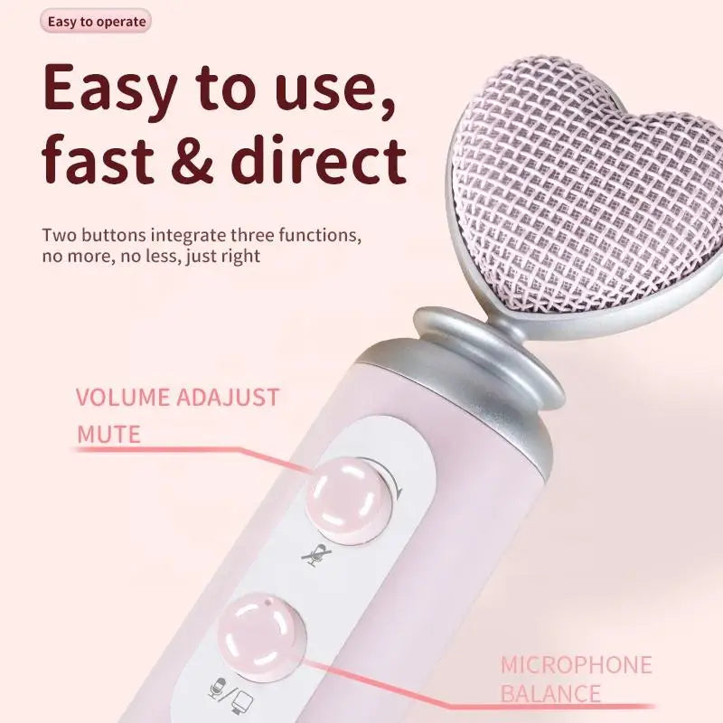 Pink Valentine Streaming Microphone