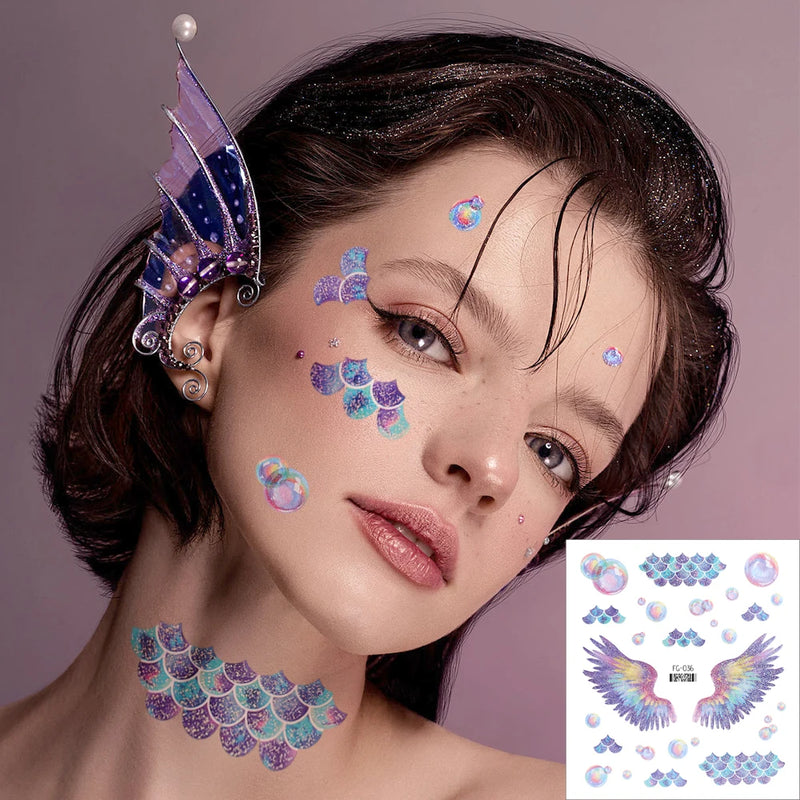 Butterfly Temporary Wing Makeup Tattoos