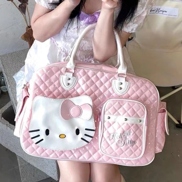 Oversized Kitten Duffle Bag