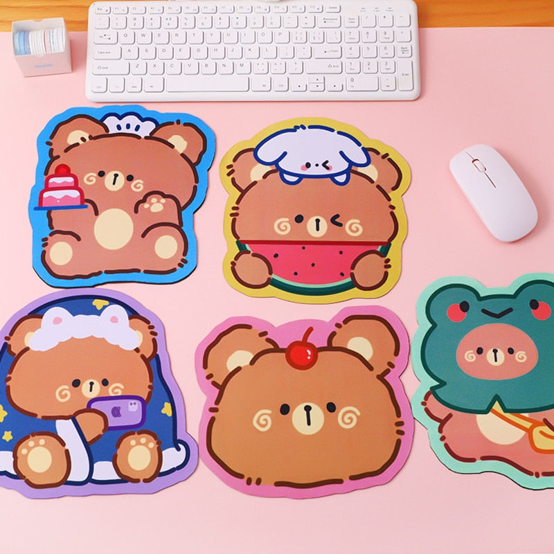 Happy Bear Small Mouse Pads
