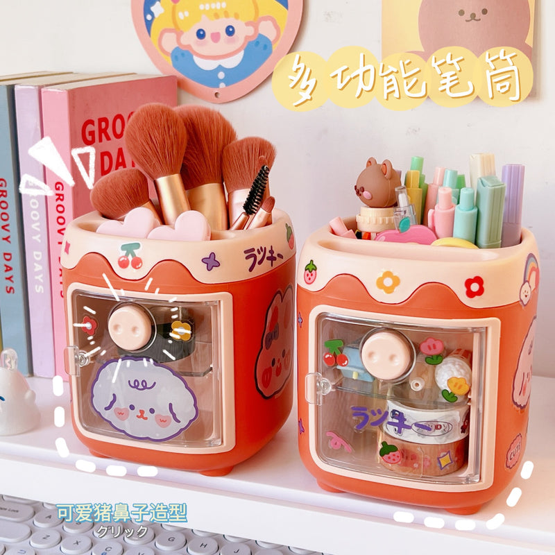 Kawaii Cute Office Storage, Pencil-box Organizer