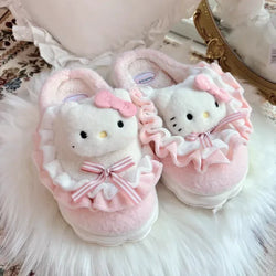 Fuzzy Friends Kawaii Slippers