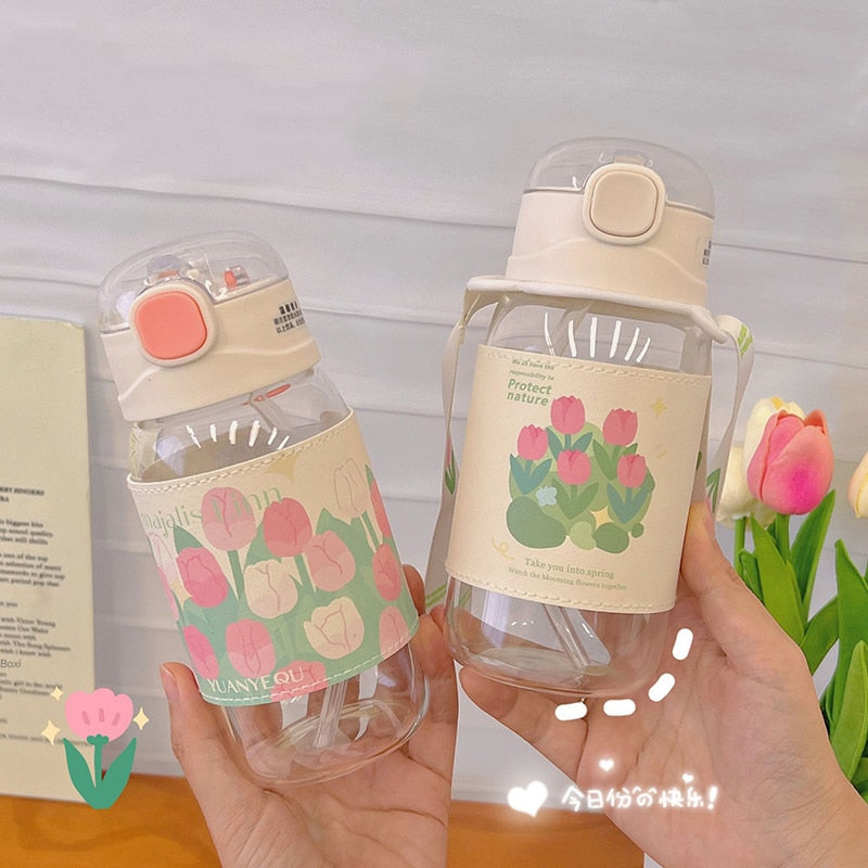 Spring Tulip Water Bottles