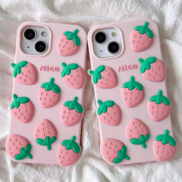 Strawberry Cream iPhone Case