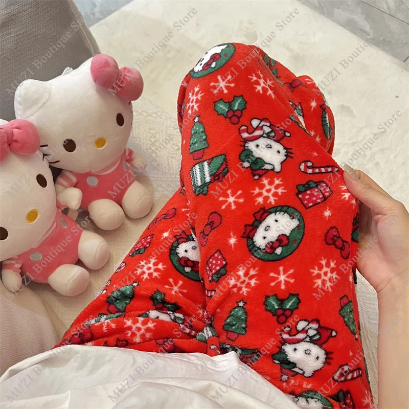 Hello Kitty x Forever 21 Cinnamoroll Fleece Pajama Pants Size Medium | eBay
